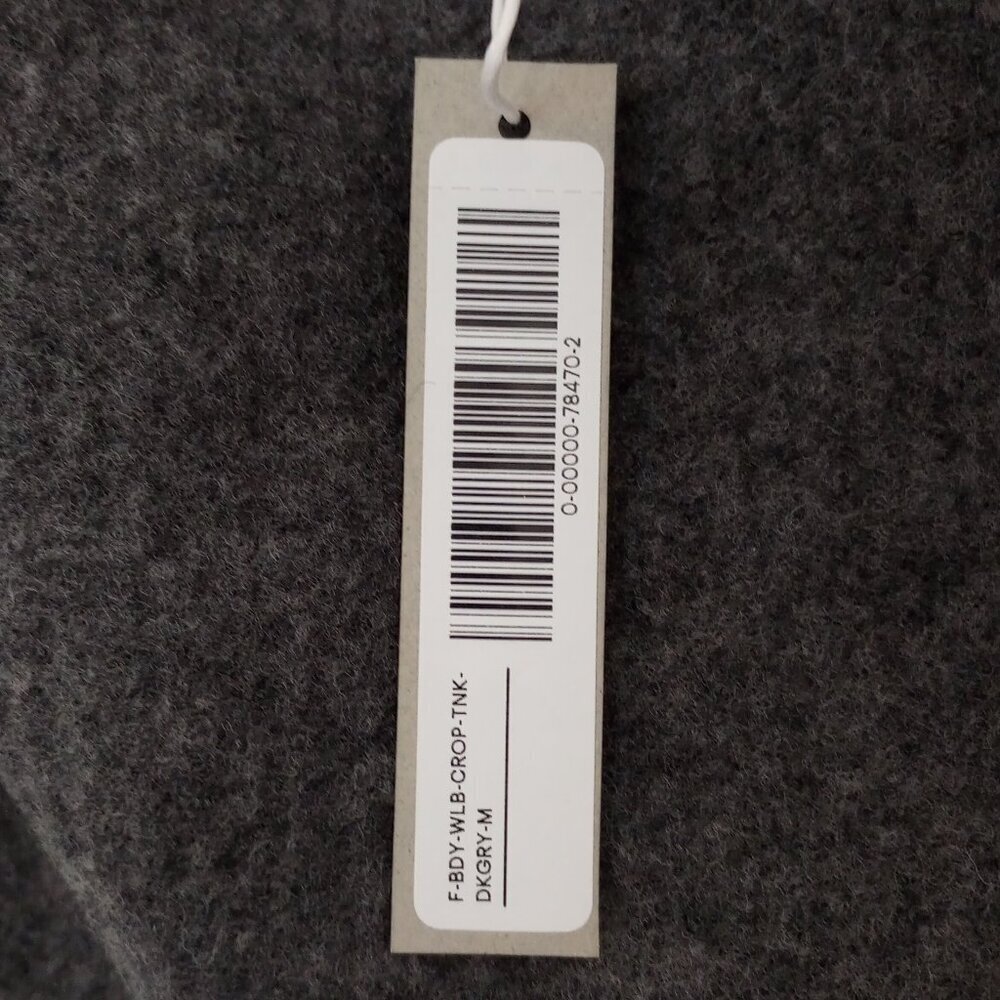Everlane Grey Cozy Stretch Wool Blend Crop Tank Top - Picture 5 of 6